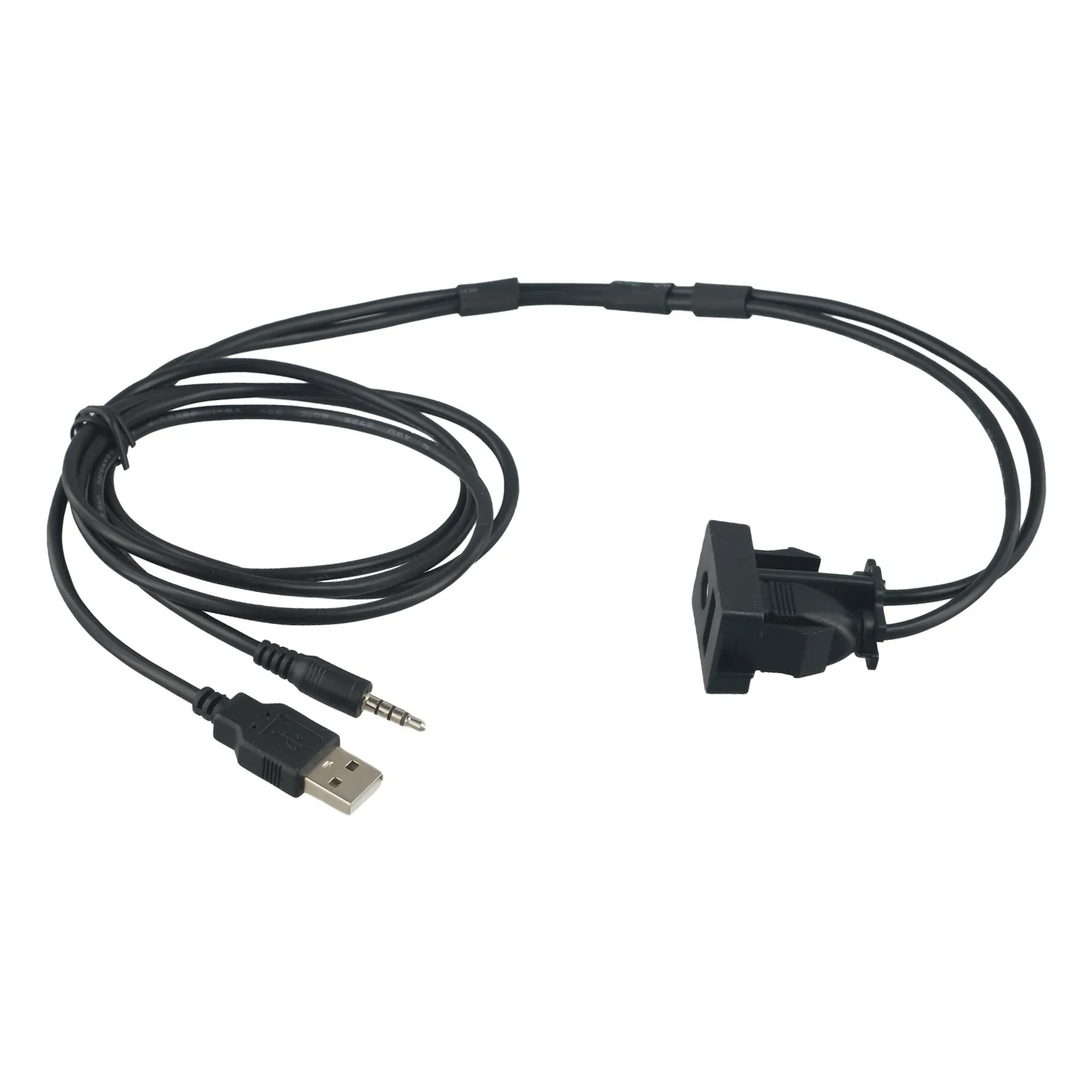 Car Audio Adapter 3.5mm AUX Extension Cable Non-deformed Practical And Reliable Wear-resistant Device Power Load For 12V Cars