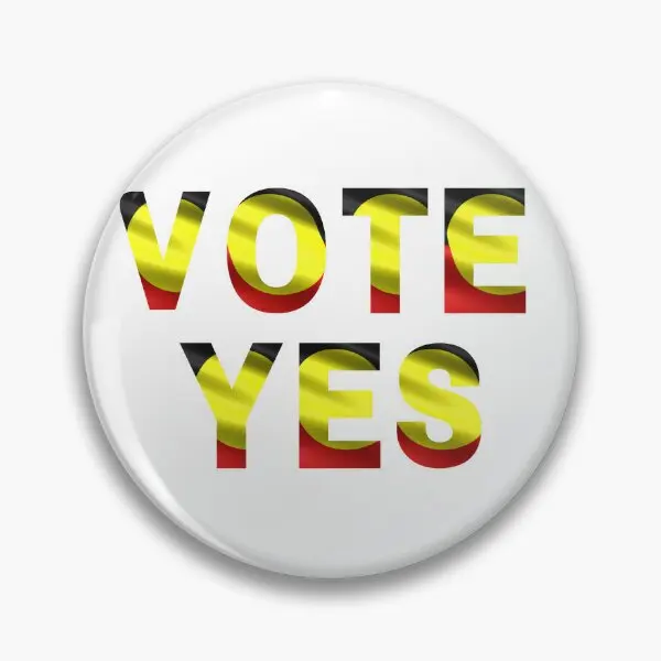 Vote Yes To Voice To Parliament And Supp  Soft Button Pin Women Cartoon Lapel Pin Cute Funny Lover Collar Gift Hat Jewelry Decor