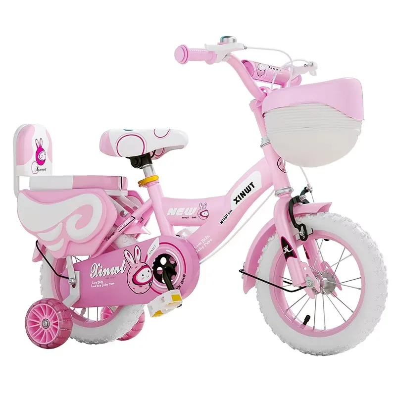 Airo Children's Balance Bike 3-6 Years Training Wheels Adjustable Saddle 6-Speed Gears Front Suspension Disc Brake 14" Hardtail view 4