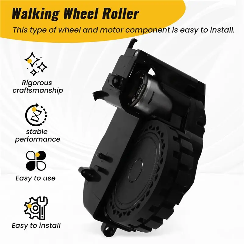 A84G Replacement Drive Wheel Motor Assembly for RoidMi EVA SDJ06RM Robot Vacuum, Durable Plastic Parts