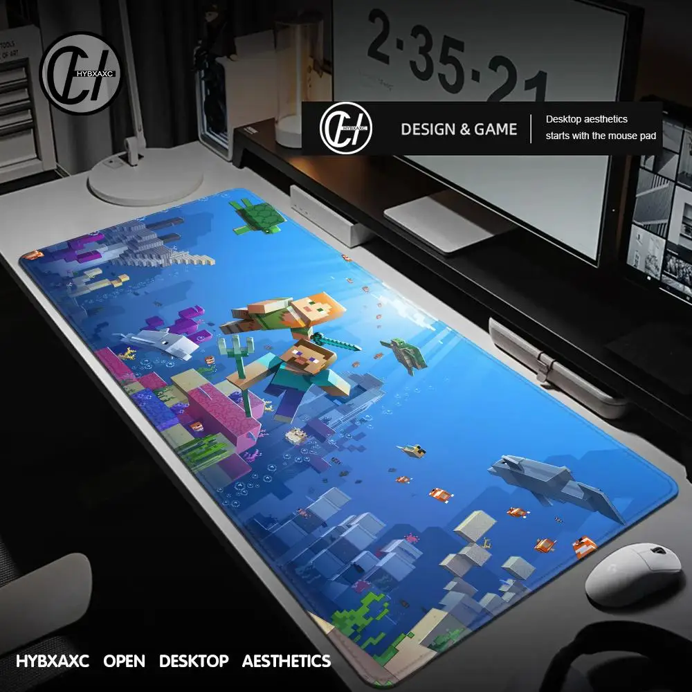 لوحة الماوس Gamer XL مخصص HD المنزل ماوس حصيرة مكتب الحصير M-minecraftS طاولة مكتب السجاد ألعاب المطاط الطبيعي الفئران الوسادة ماوس