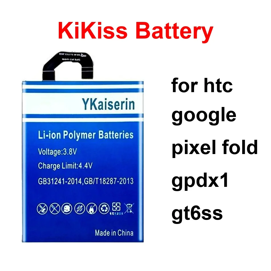 

1850-4000Mah Mobile Phone Battery Gpdx1foldable GPDX1+GT6SS Foldable For Htc Google Pixel Fold GPDX1 Gt6ss