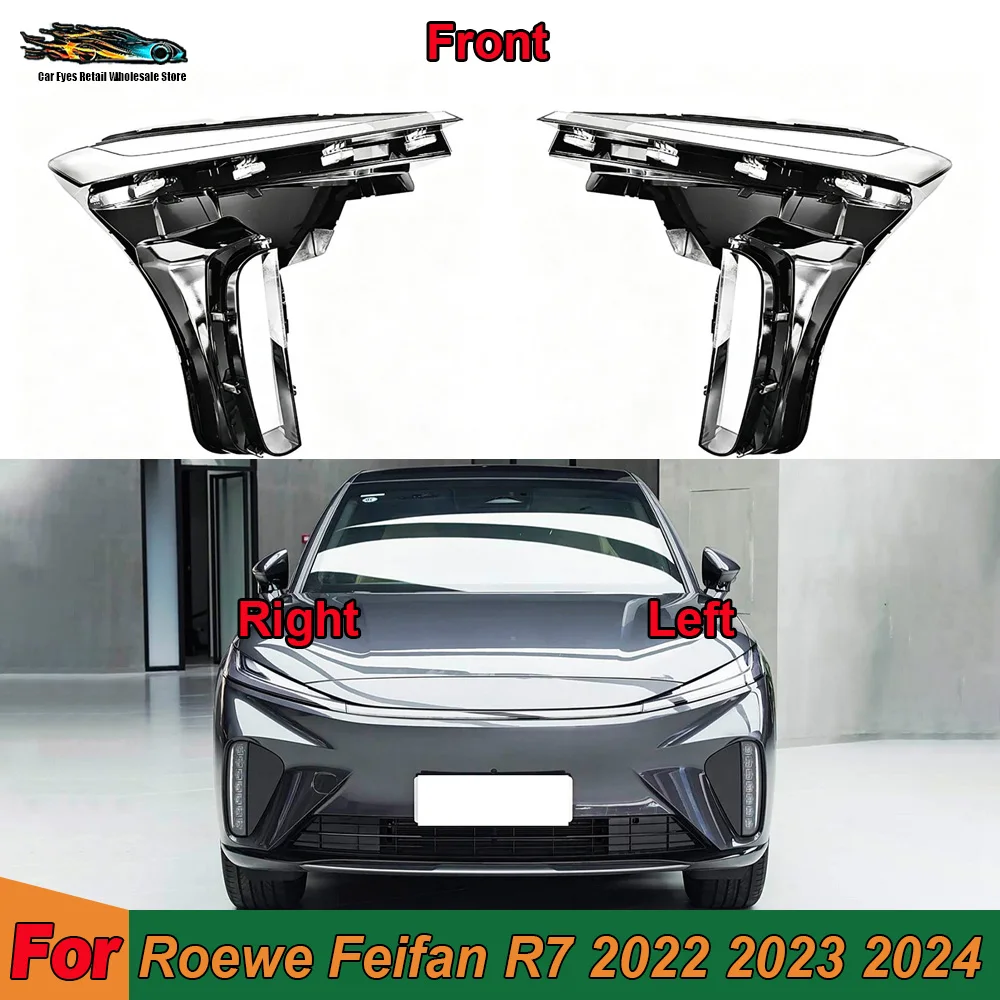 

Headlamp Cover Transparent Lamp Shade For Roewe 2022 2023 2024 Feifan R7 Headlight Shell Lens Plexiglass Auto Replacement Parts