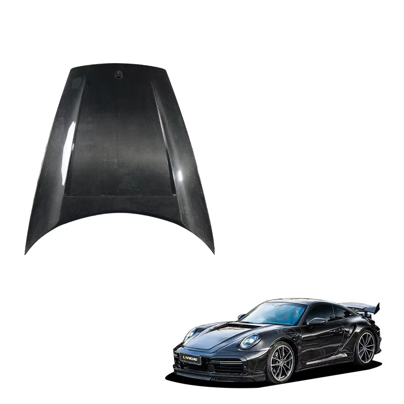 

Car Exterior Parts 911 992 Carrera S Upgrade TC Stinger Dry Carbon Fiber Front Bonnet Hood for Porsche 992 Carrera Engine Hood