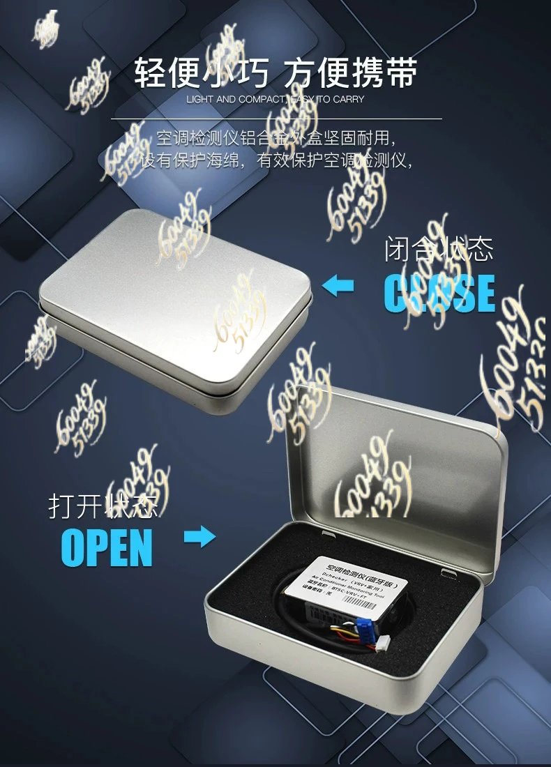 Apply to Daikin Air Conditioner Bluetooth Detector, Smart AC Fault Diagnosis Tool with Wireless Connection & Accurate Data