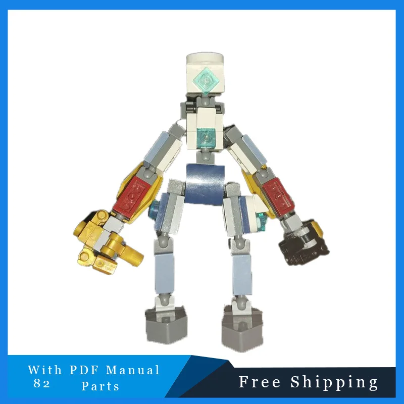 

82 Parts Biochemical Warrior Mini Bricks Model Christmas Birthday Gift DIY Education Assembled Building Blocks Toy For Boy Adult