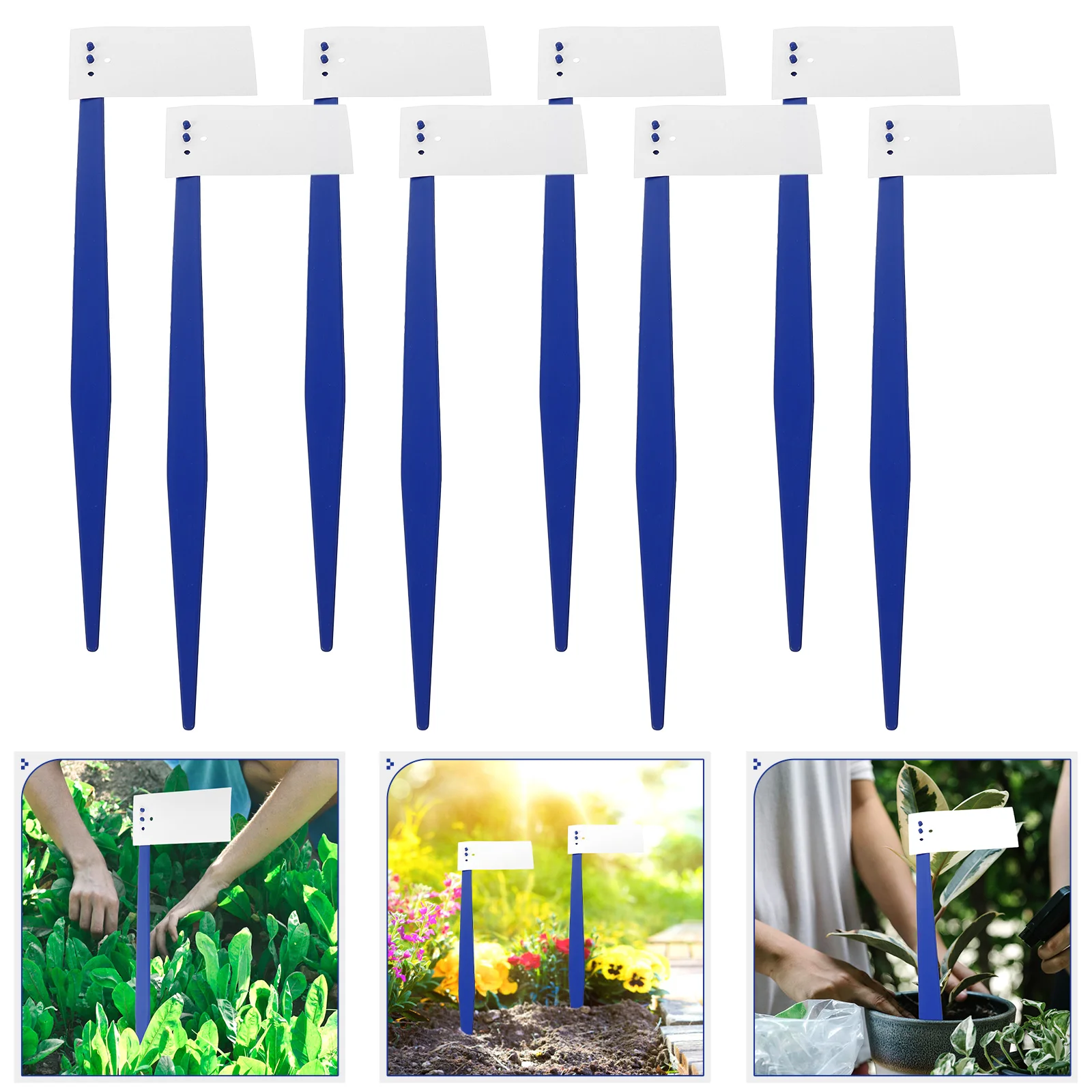 

10pcs Garden Plant Labels Compact Reusable Markers Replaceable Decorative Tags Household Flower Pot Marker Supplies For Plants