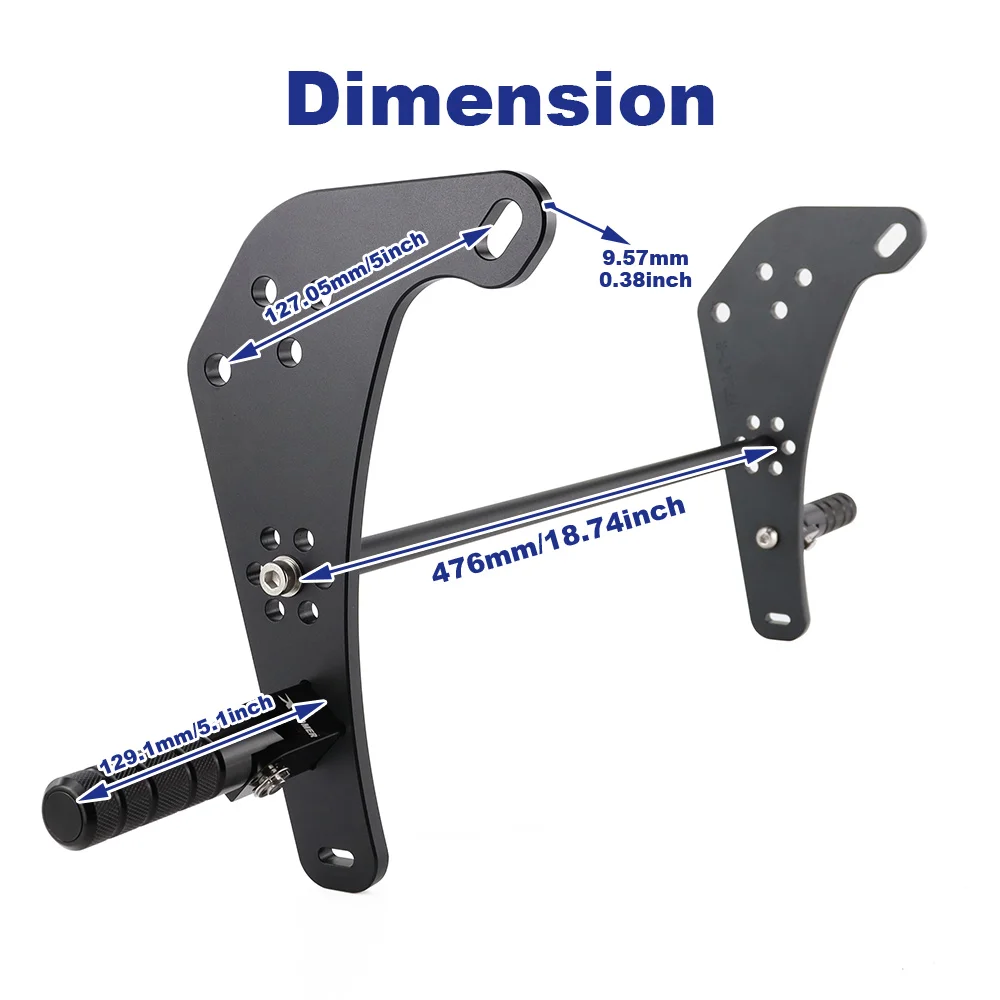 For Suzuki GSX-S1000GT/GT+ 2022-2025 GSX-S1000GX/GX+ 2024-2025 Motorbike Adjustable Highway Peg Mounts Folding Rider Footpeg Kit
