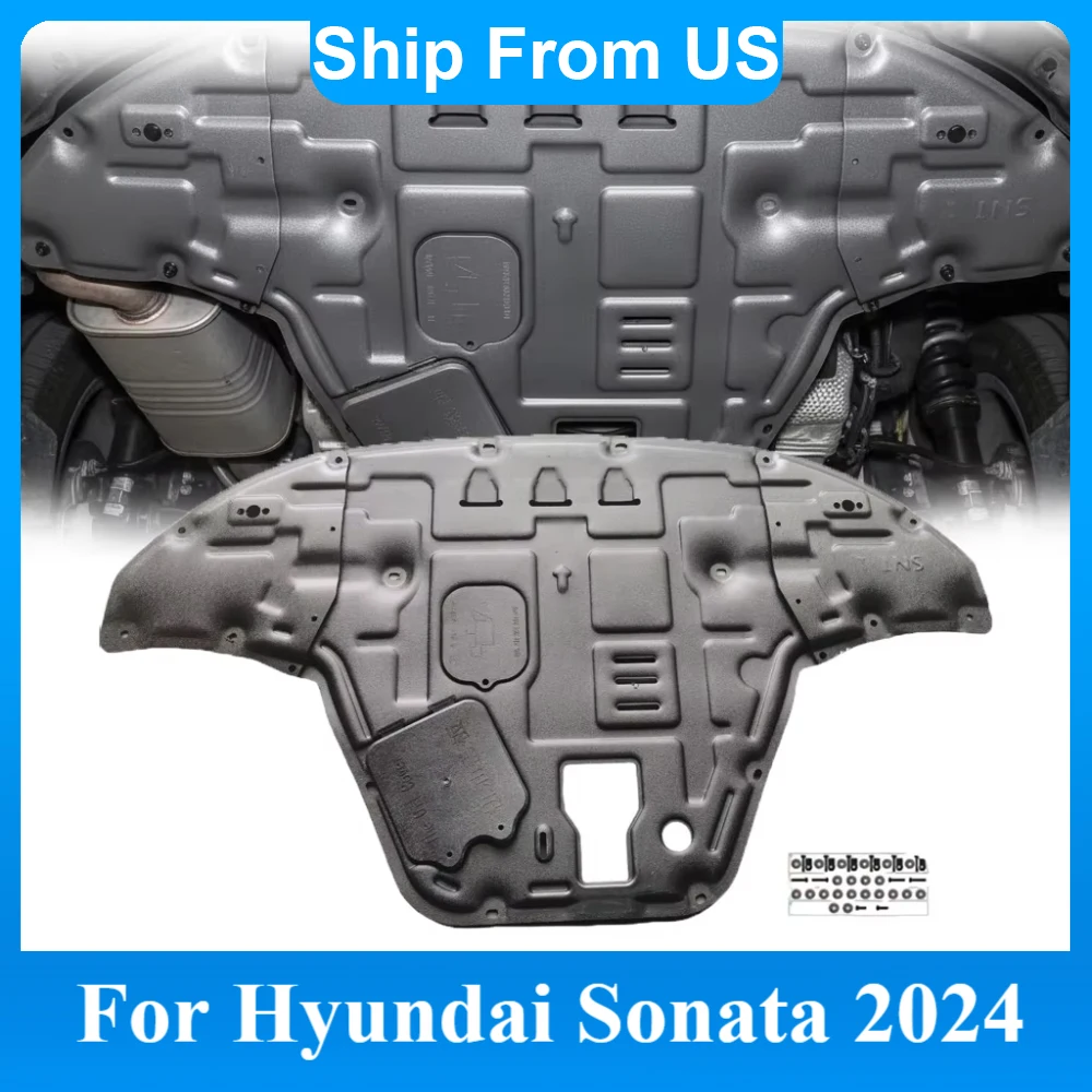 

Щит под крышкой двигателя для Hyundai Sonata 2024, автомобиль под крышкой двигателя, брызговик, защита от царапин