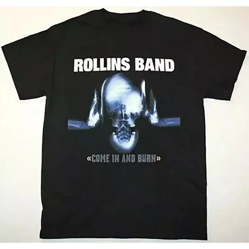 Rollins Band Come In And Burn Black T Shirt