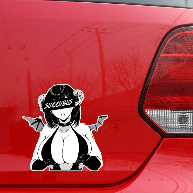 ملصق الشيطانة، ملصق سيارة للكمبيوتر المحمول، الزجاجة، الشاحنة، الهاتف، الدراجة النارية، النافذة، الجدار، الكوب