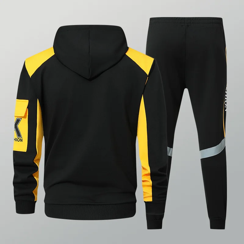 Teenage Boys Group Uniform 2P iece Track Suit (Spring  Autumn)  Open Front Outerwear