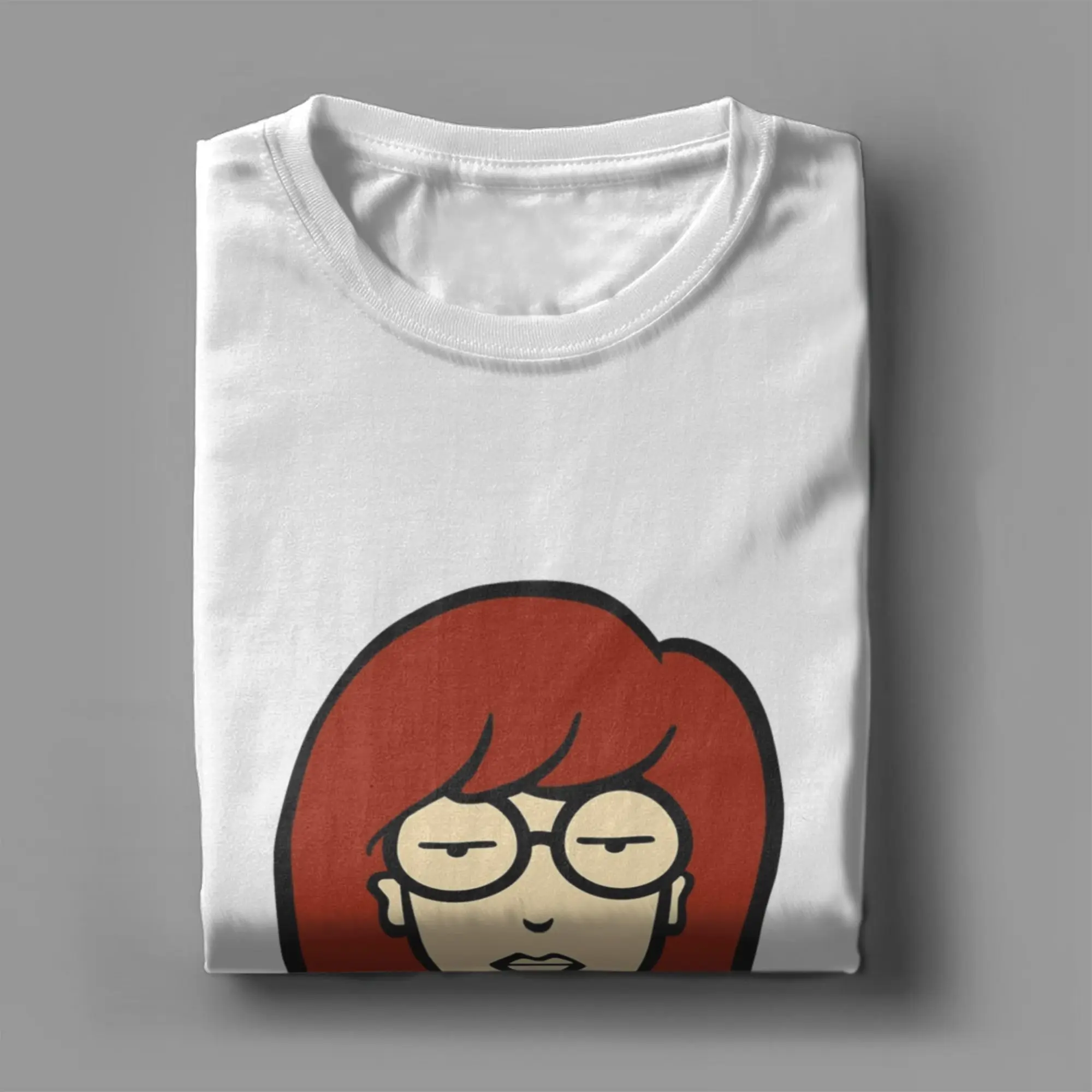 الرجال خمر الكرتون D-Darias فيلم تي شيرت ملابس علوية من القطن الجدة قصيرة الأكمام س الرقبة تي شيرت الأصلي تي شيرت