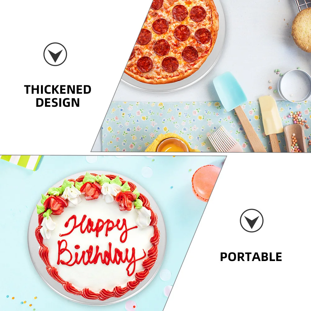 

Nonstick Aluminium Pizza Baking Pan Thickened Design Perforated Surface for Home Baking Needs Pizza Rack