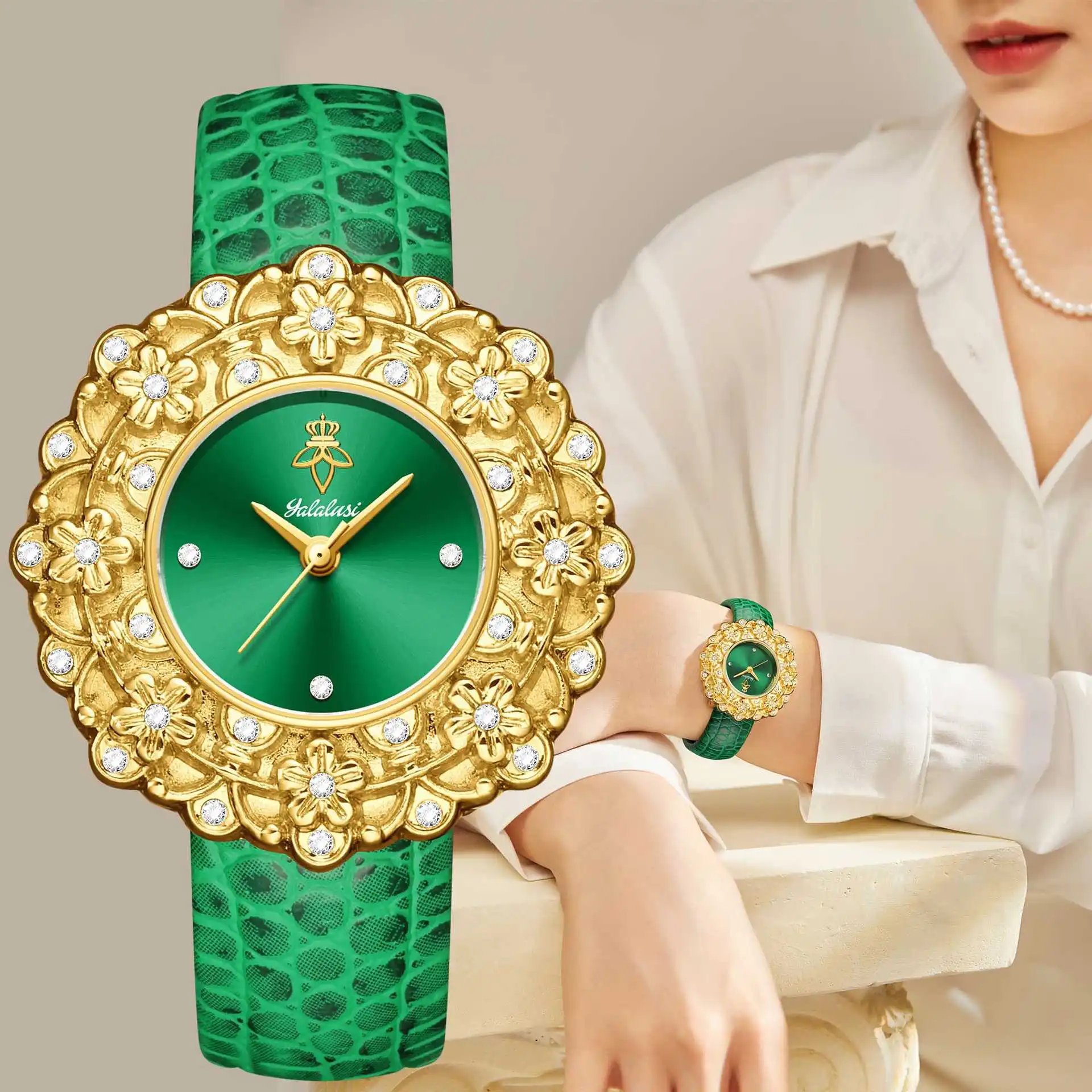 Elegant Women'S Watches, New Style, Leather Strap, Unique Women'S Watches, Exquisite Women'S Watches, High-Quality Watches.
