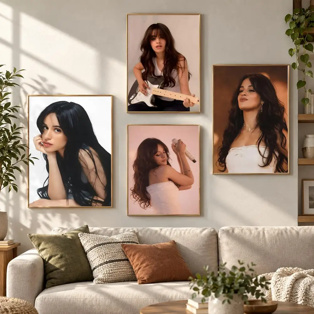 Singer C-Camila Cabello Poster HD Waterproof Aesthetic Wall For Home Decor Trendy Durable Easy To Apply Art