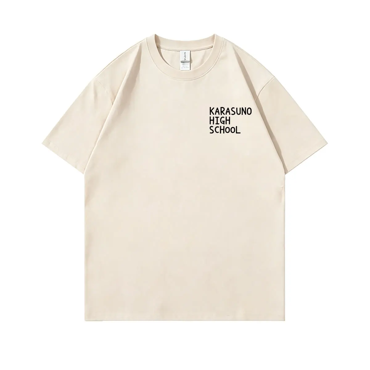 Anime Haikyuu Karasuno High School Hinata Shoyo Same Style T-shirt Men Manga Oversized T Shirts Men's Casual Vintage Streetwear