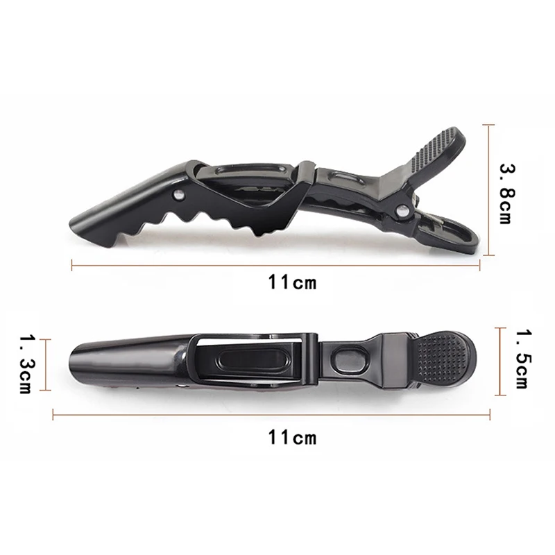 5Pcs/Lot Plastic Hair Clip Hairdressing Clamps Claw Section Alligator Clips Barber For Salon Styling Hair Accessories Hairpin‘
