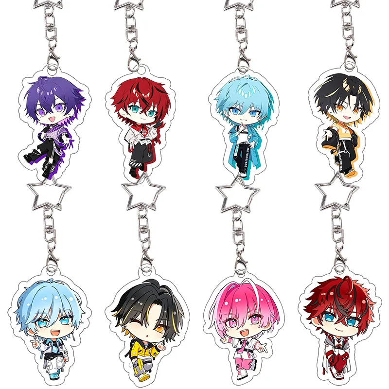 SneakerStep Acrylic Keychain Decoration Kawaii Student Backpack Pendant Exquisite Keyring Anime Cartoon Birthday Gift