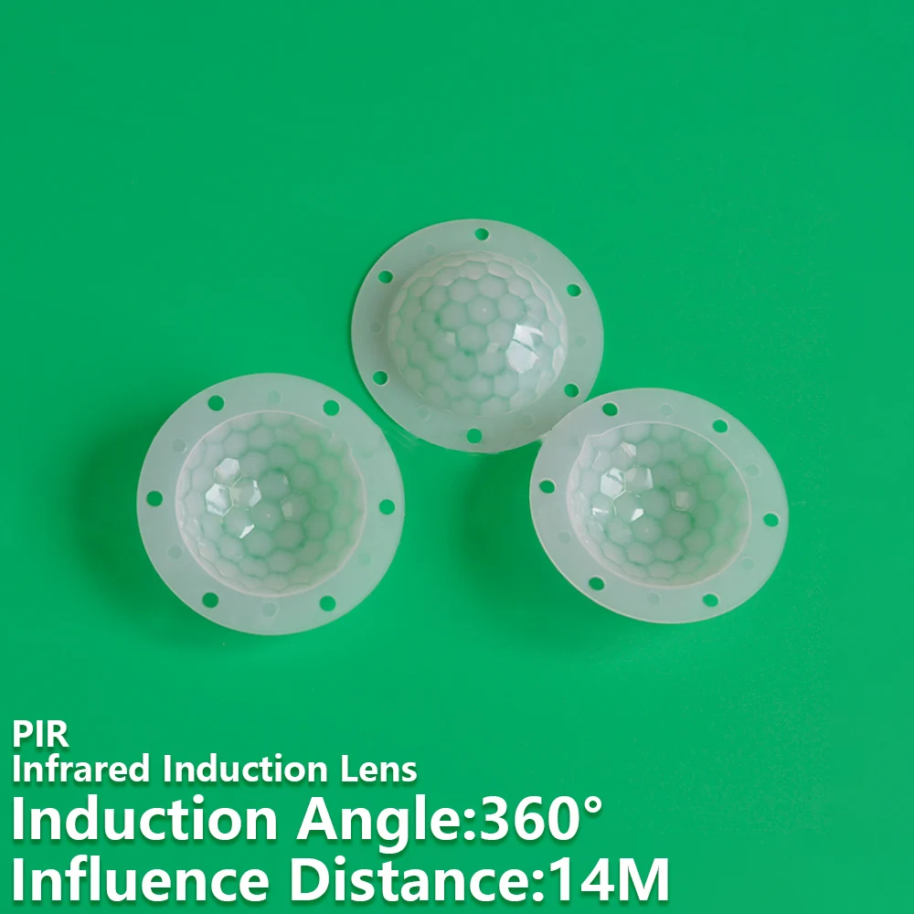 Fresnel lens Infrared induction 360° induction angle 14M distance PIR lens high sensitivity Infrared sensing of human body