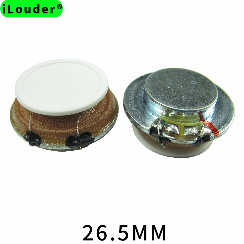 Iron Frame 4Ω/8Ω Optional Mini 26mm RMS Power 3W Surface Transducer Vibration Speaker 27mm Neodymium MAG. Audio Exciter Speaker