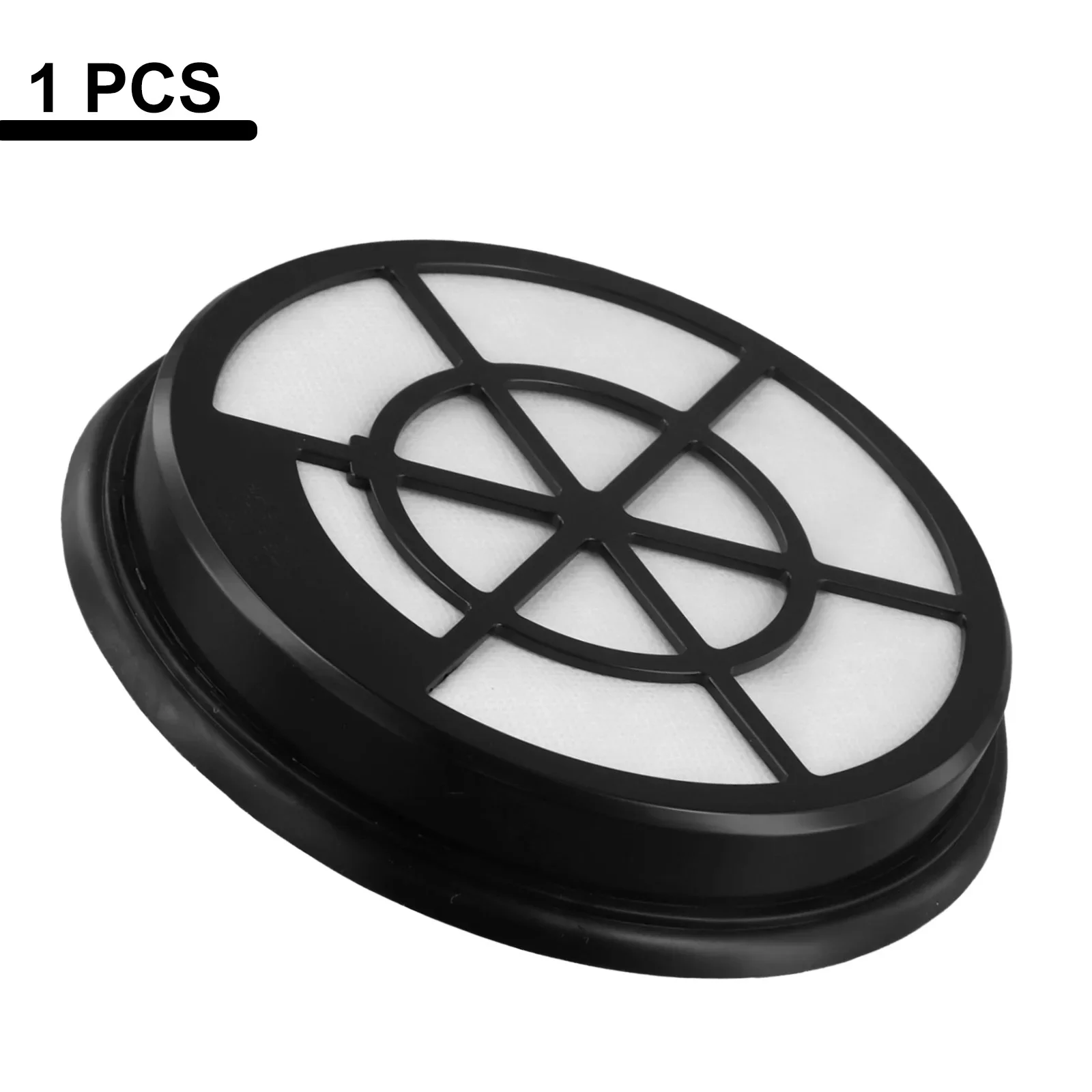 Black white Reusable Vacuum Filter Reduces Allergies Captures Fine Dust Efficient Suction Power Improved Air Quality
