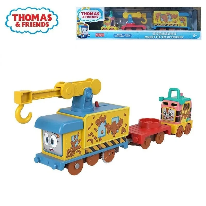 Electric Thomas & Friends MUDDY FIX EM UP FRIENDS CAR BRUNO train alloy model track toy