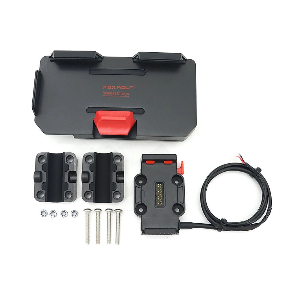 Pour toutes les motos charge sans fil 12mm 16mm 22mm barre transversale barre de sécurité support de Navigation de téléphone Base R1250GS CRF1100L F900XR R18