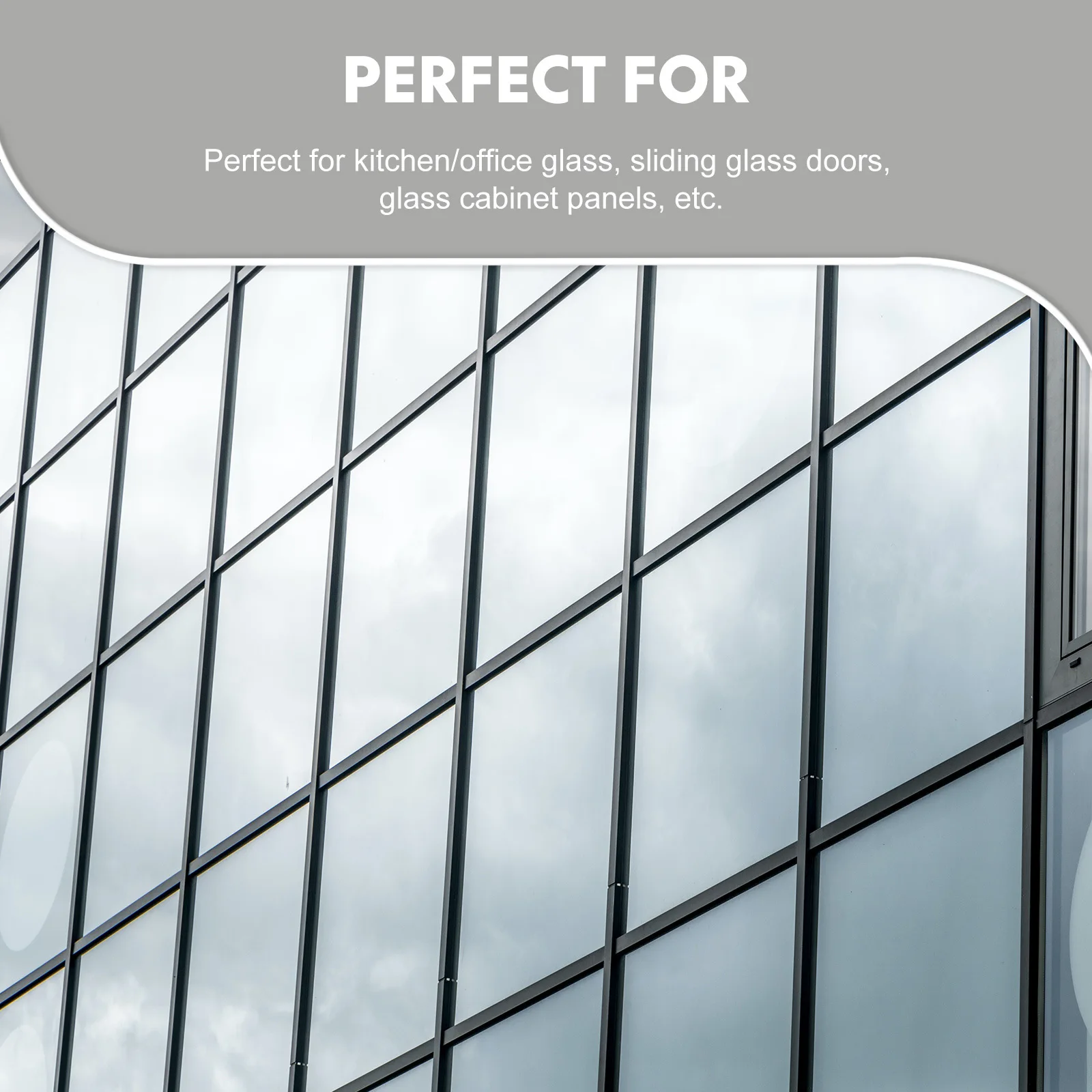 

Adhesive Window Film Clear Anti-Explosion Protective Glass Security Film Easy Peel Off No Stains Free Cut Design for Kitchen