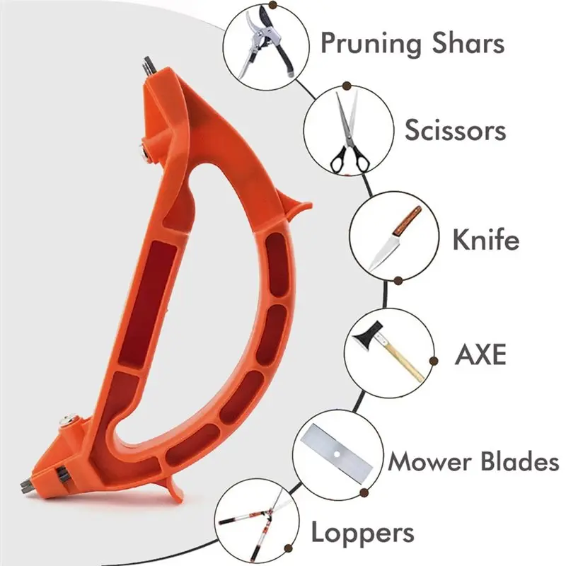 LLCS-3-In-1 Multifunctional Outdoor Sharpener For Knives, Scissors, And Axes - Portable And Handy