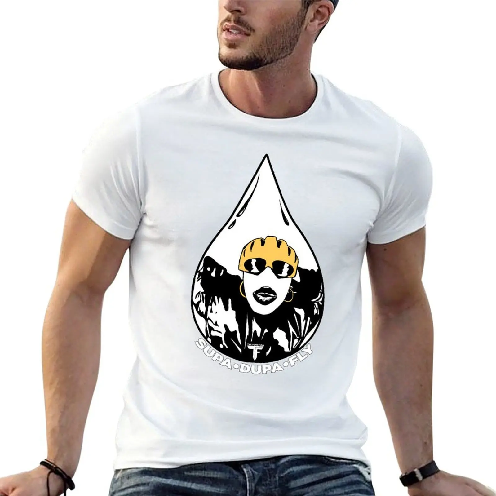 

Supa Dupa Fly T-Shirt man t shirts for men casual man t shirts graphic funny t shirts cotton T-shirt