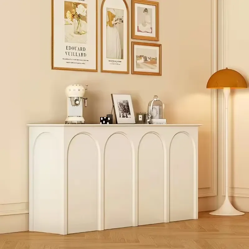 Minimalist Sideboard Custom Color Storage Cabinet Living Room Cabinet Multi-Layer Solid Wood