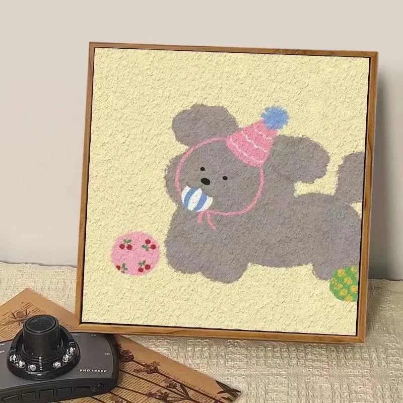 

H6016 Puppy Oil Painting