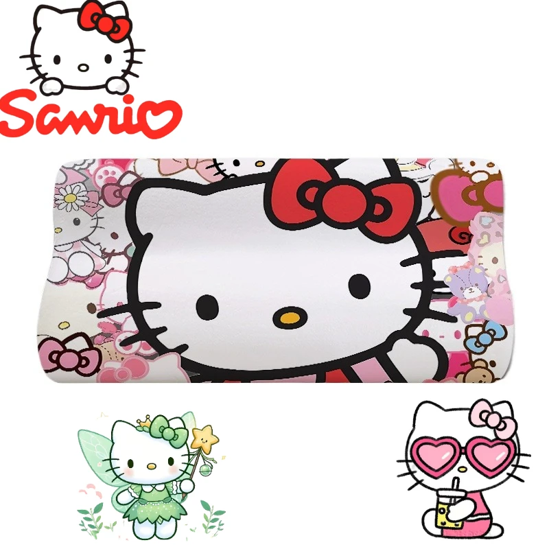 

Sanrio Hello Kitty Cartoon Cute Children's Pillow Creative Kawaii Male and Female Memory Cotton Neck Pillow Gift Wholesale
