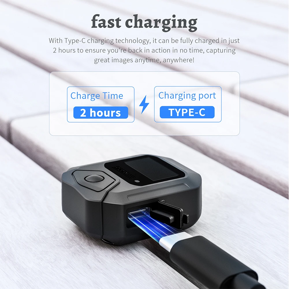 Camera Remote with GPS Positioning Bluetooth-Compatible 5.0 Handlebar/Wrist Mounted Remote Control for Insta360 X4/Ace Pro/Go 3S