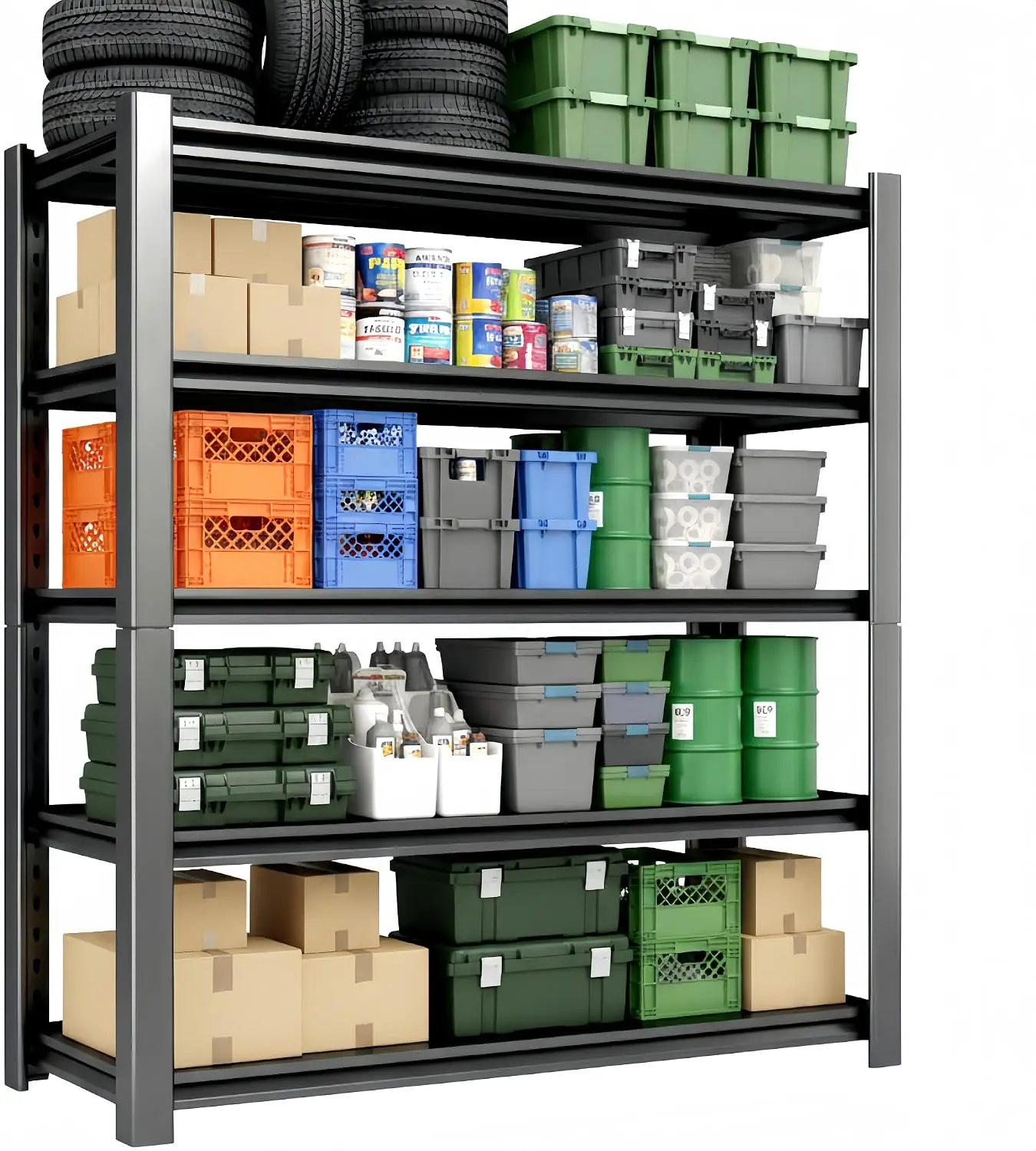 ^3500 LBS Heavy Duty Garage Shelving, 48