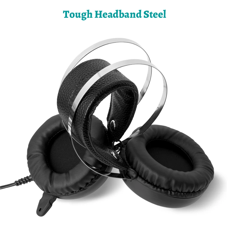 LED ضوء الألعاب سماعات مع الحد من الضوضاء ميكروفون ، ستيريو المحيطي سماعة ، سماعة لأجهزة الكمبيوتر ، الكمبيوتر ، كمبيوتر محمول ، PS4 ، 3.5 مللي متر