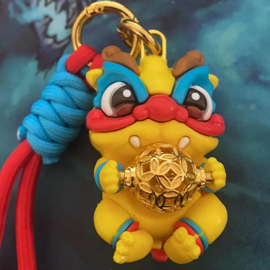 

2024 the Year of the Loong Money-making Dragon Transshipment Fortune Dragon Keychain Zodiac Dragon Time to Run Pendants