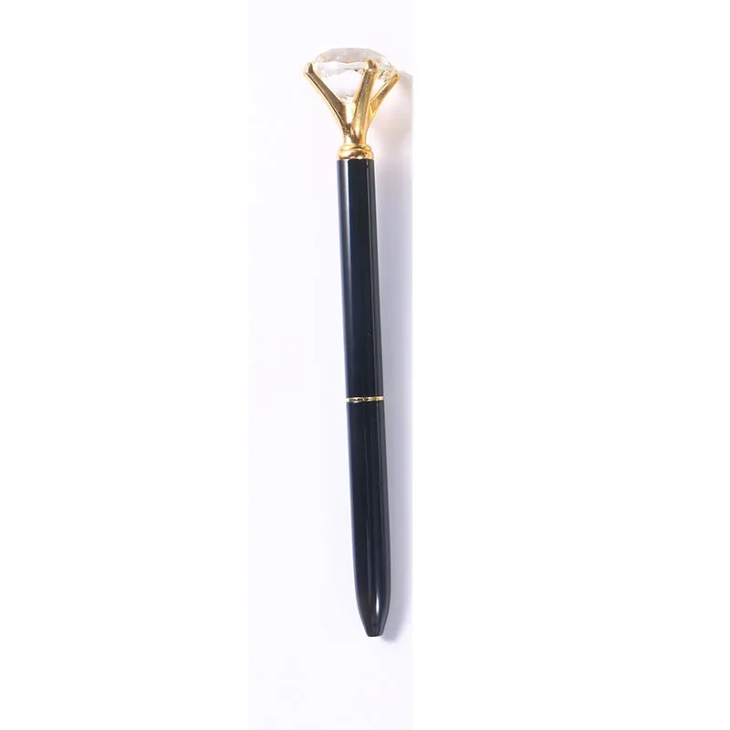 

Creative Gold Powder Diamond Ballpoint Pen Oiled Metal Pen Advertising Gift Pen Custom Logo School Office Stationery Wholesale