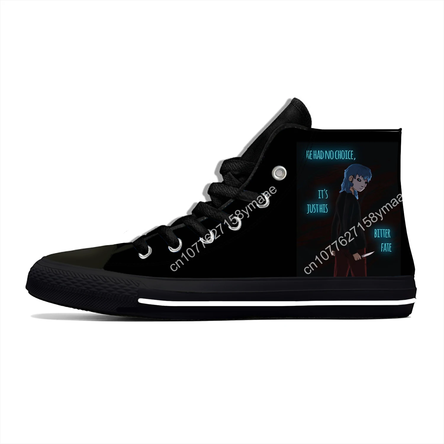 Hot Summer Game Sally Face Novelty Design Fashion High Top Latest Canvas Shoes Men Women Casual Sneakers Classic Board Shoes