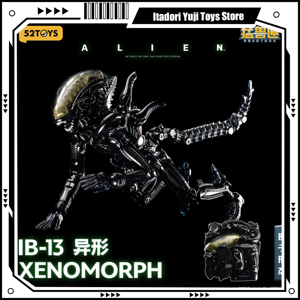 

52TOYS Beastbox Infinity IB-13 Xenomorph Alien Deformation Action Figures Anime Joints Movable Model Robot Collection Toys Gift