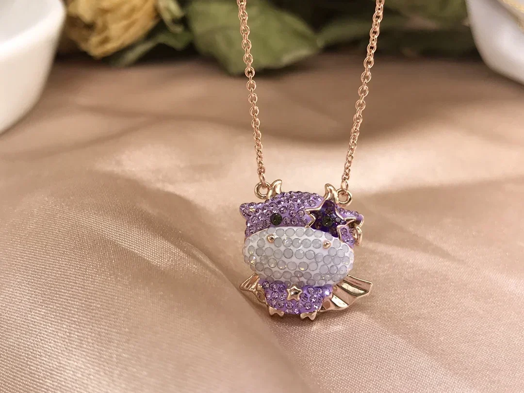 

2025 High Quality Party Jewelry Sets Charm Cute Ocean Animal Crystal Fashion Necklace Bracelet Earrings Romantic Gift for Women