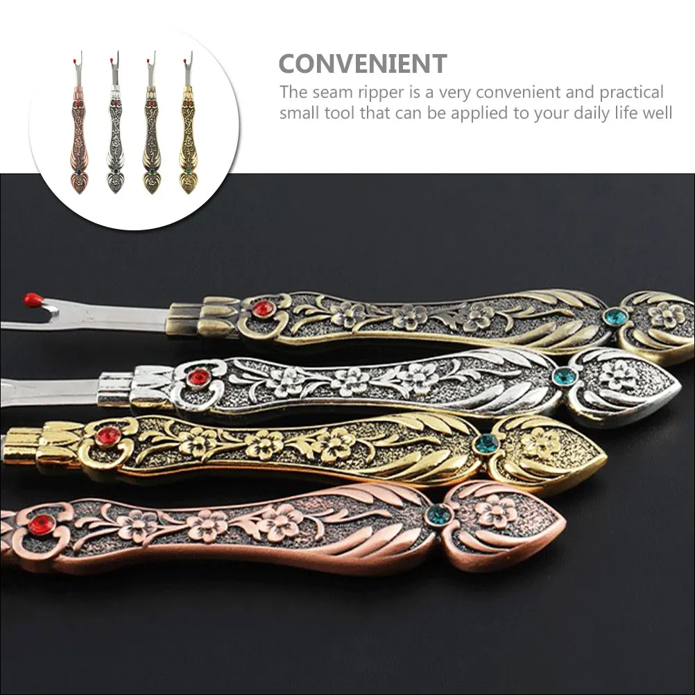 

Delicate Seam Ripper Quilting Zinc Alloy Embroidery Stitch Remover Tool