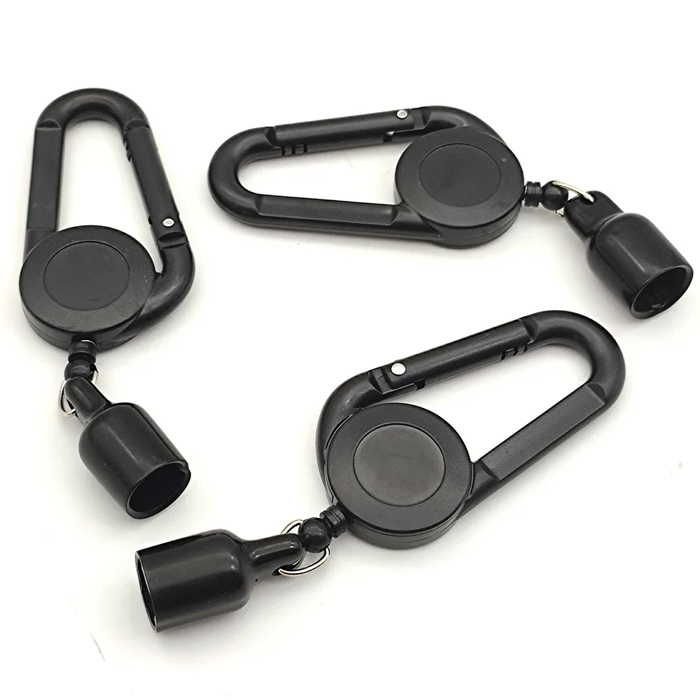 Soporte para encendedor, Clip de manga con llavero retráctil, cubierta protectora para encendedor, mosquetón a prueba de viento, accesorios para