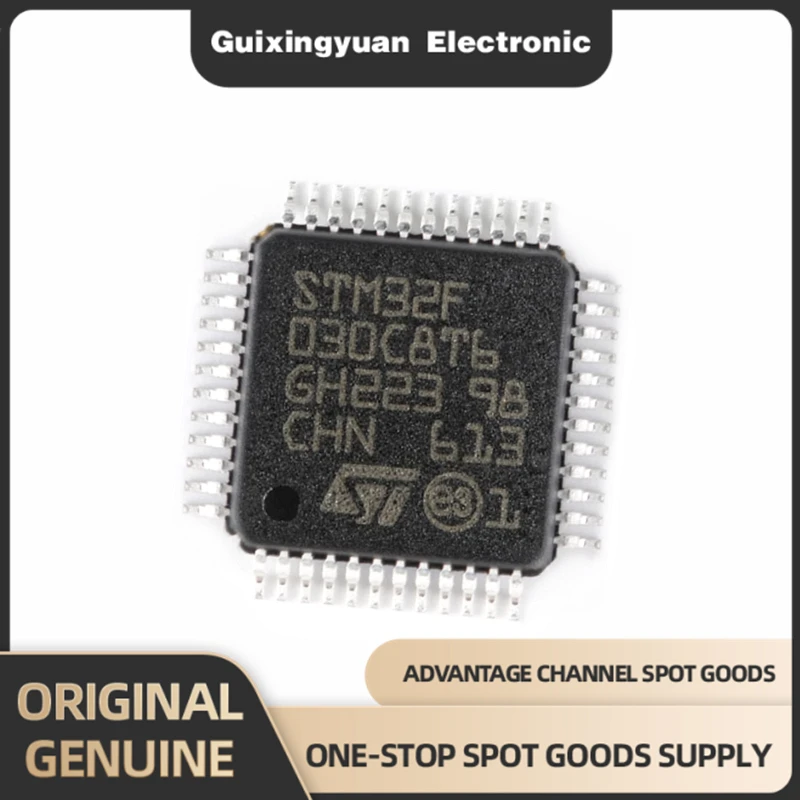 [2PCS] 100% New STM32F030C8T6 TM32F030C8T6 LQFP-48 chip