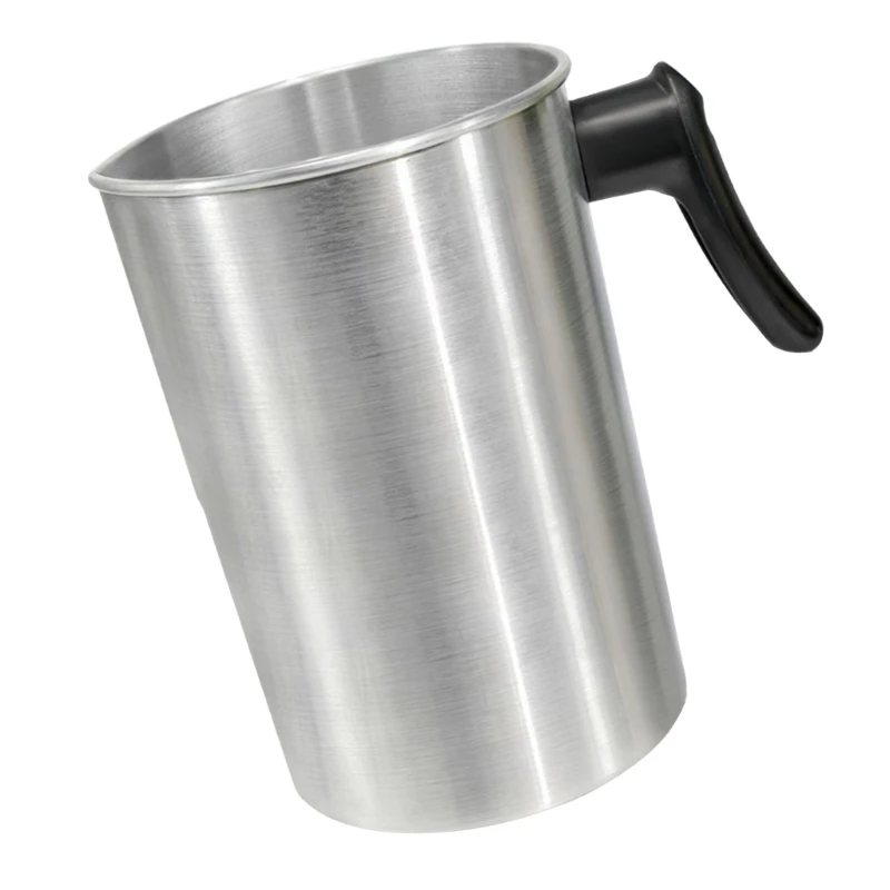 

101.4oz Stainless Steel Wax Melting Cup with Heat-Resistant Handle