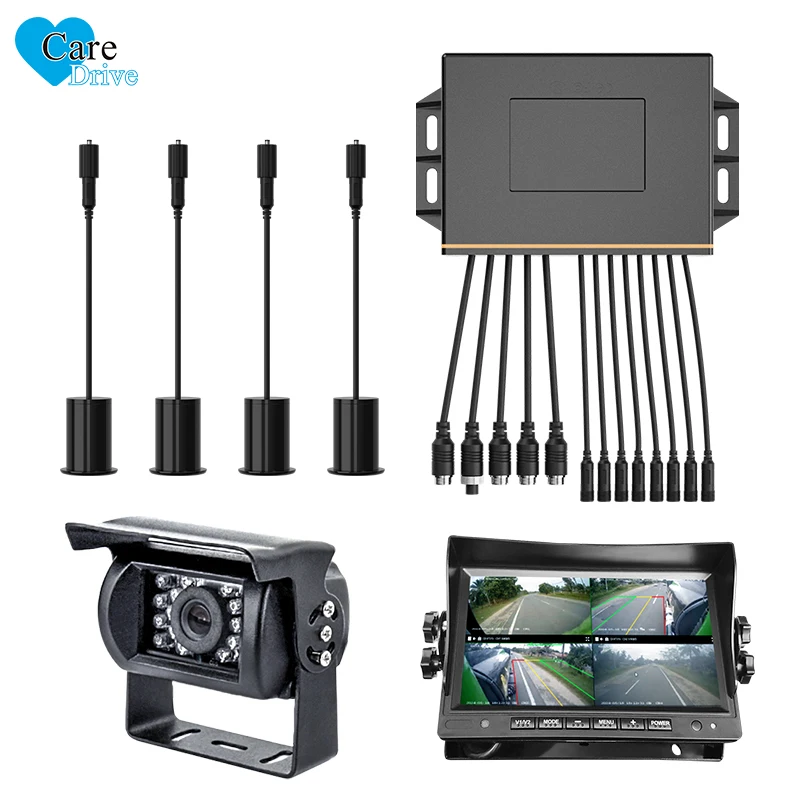 

CareDrive R300 IP67 Водонепроницаемый реверсивный радар 1-8 Ультразвуковые датчики парковки с ночным видением для предотвращения столкновений Автомобильное реверсивное средство