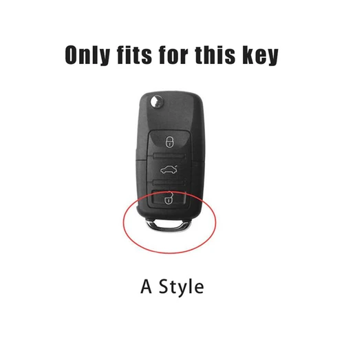Imagen 2 del producto Funda para llave de aleación de Zinc para coche, carcasa para Volkswagen VW Polo Golf Passat Tiguan Beetle T5 Up Eos Langyi Sagitar Jetta Weiling Bora
