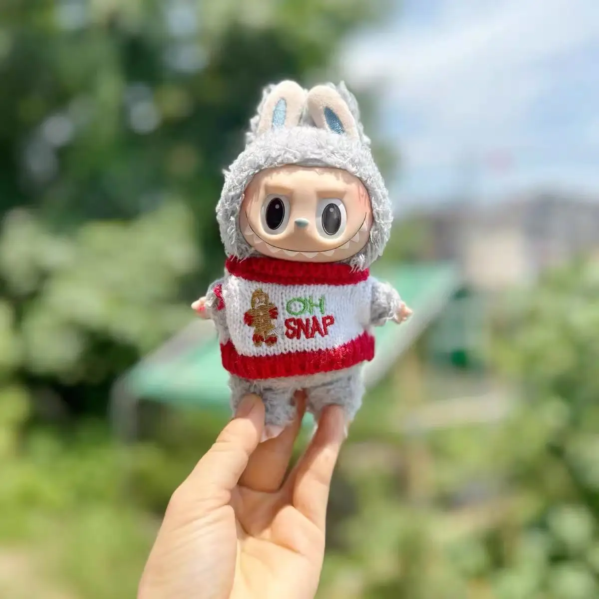 

Аксессуары Labubu, одежда, подходящая для V1 V2 V3, Labubu, рождественский комплект с оленями, Labubu, красная одежда, рождественский модный подарок