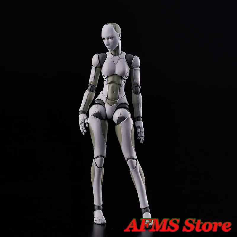 Original Test 1000Toys 1/12 Women Soldier TOA Heavy Industries Synthetic Human Female Body 13.5Cm Anime Action Figure Model Toys